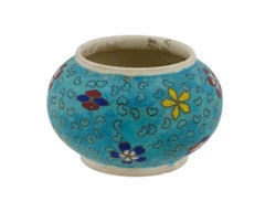 Japanese Totai Cloisonne Enamel On Porcelain Jar