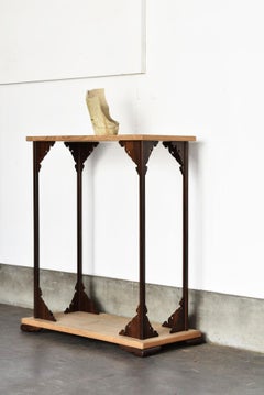 Stand de exposición de diseño tradicional japonés / Estanterías japonesas de madera antigua