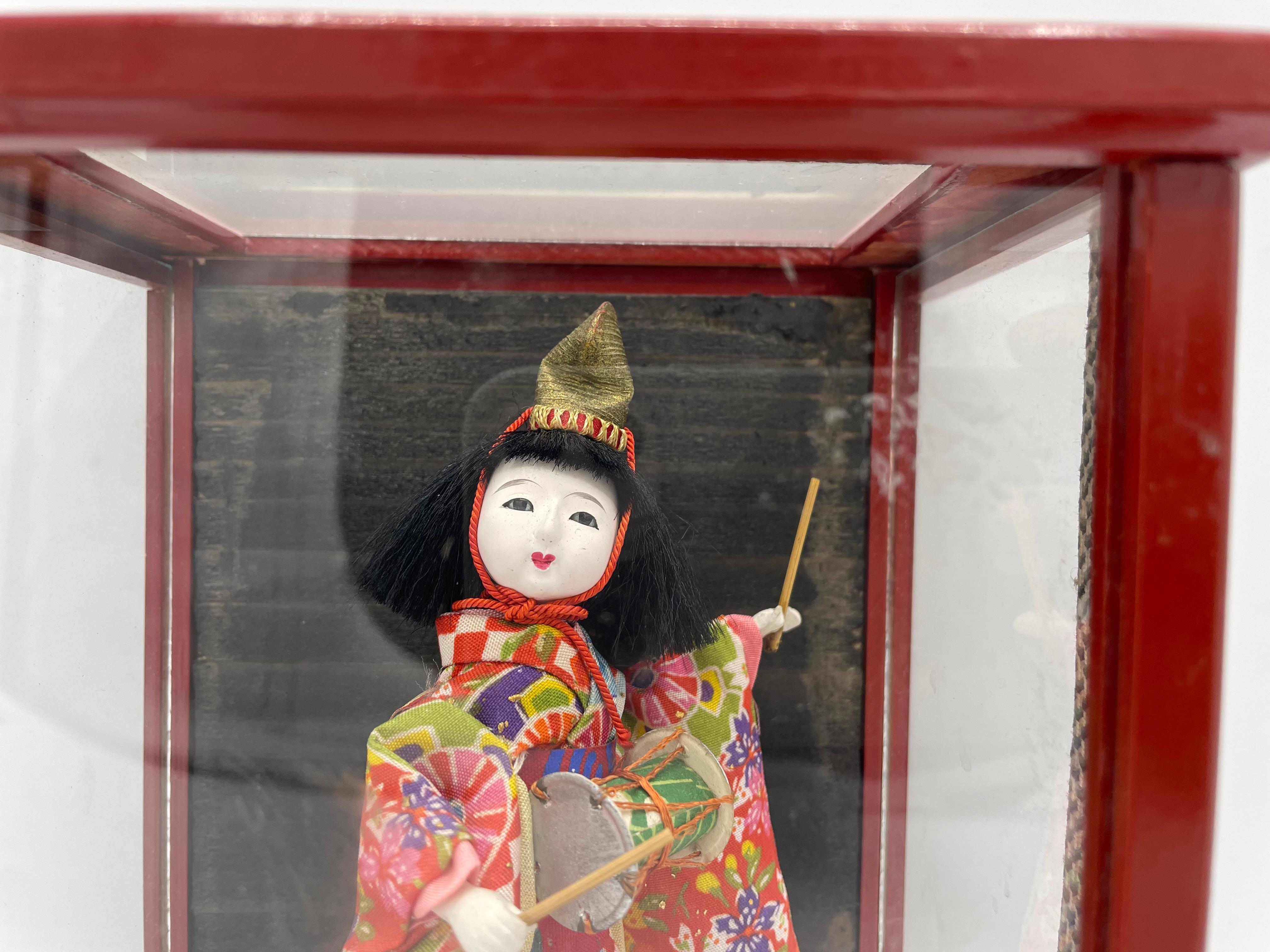 Late 20th Century Japanese Traditional Girl Doll in a Box 1970s   For Sale