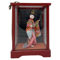 Antique Japanese Traditional Girl Doll in a Box 1970s  
