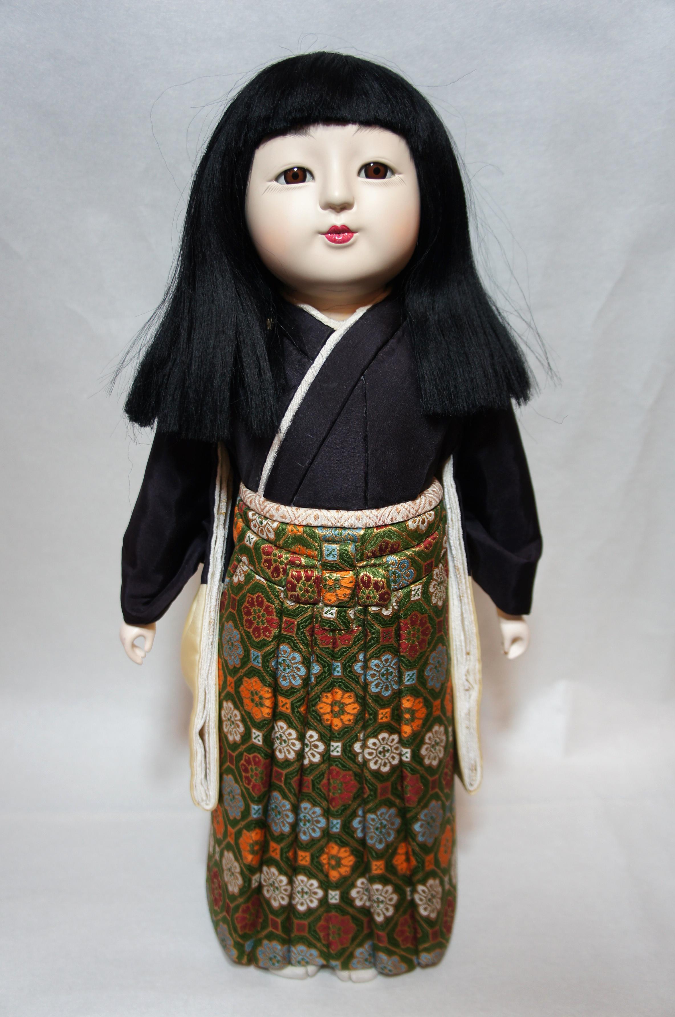 Japanese Traditional Kimekomi Ichimatsu Boy Doll, 1960s For Sale 8