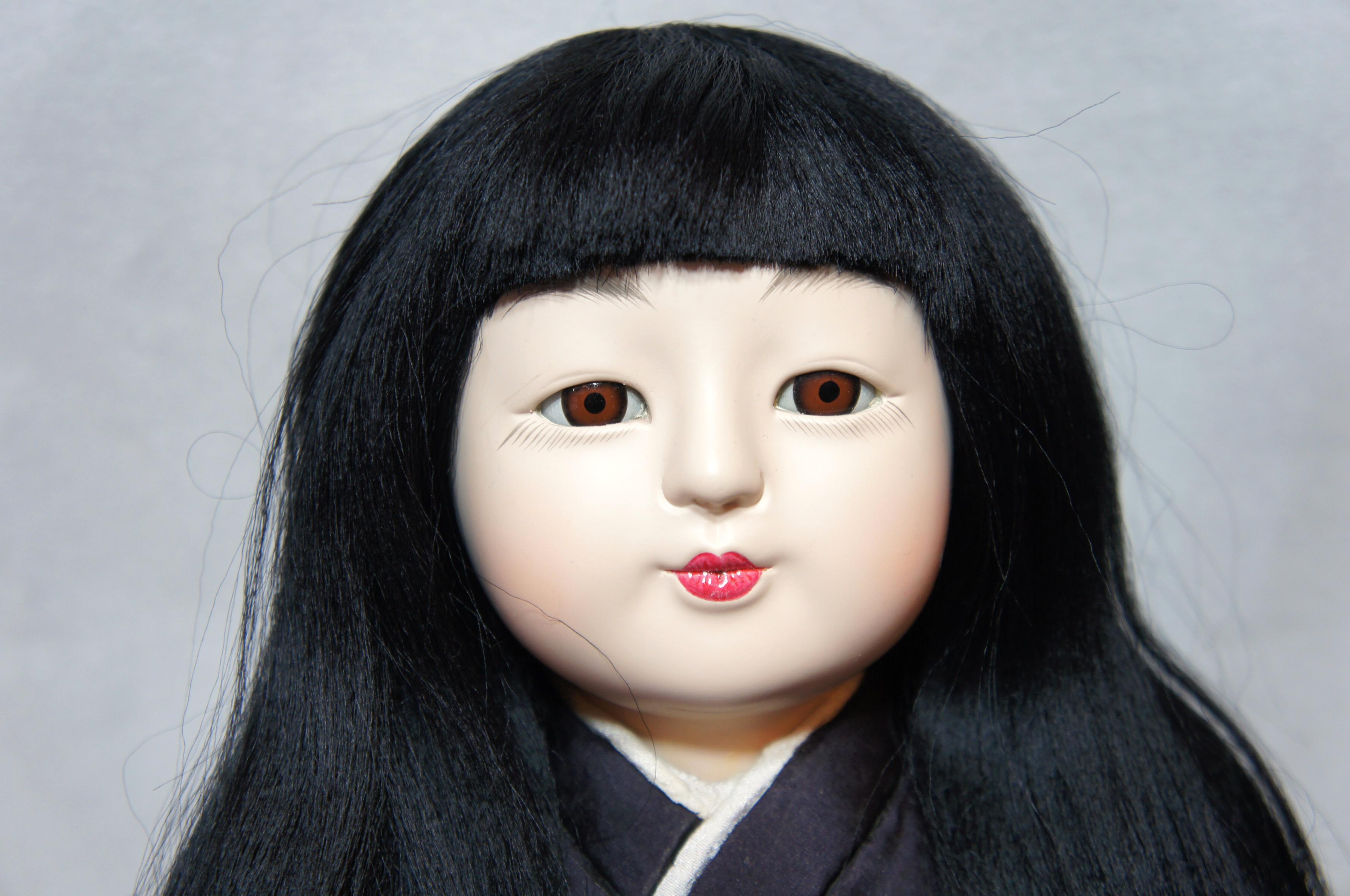 Japanese Traditional Kimekomi Ichimatsu Boy Doll, 1960s For Sale 1