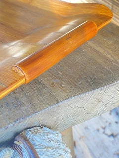 Japanese Tray, in Bamboo, 1970, Brown Color