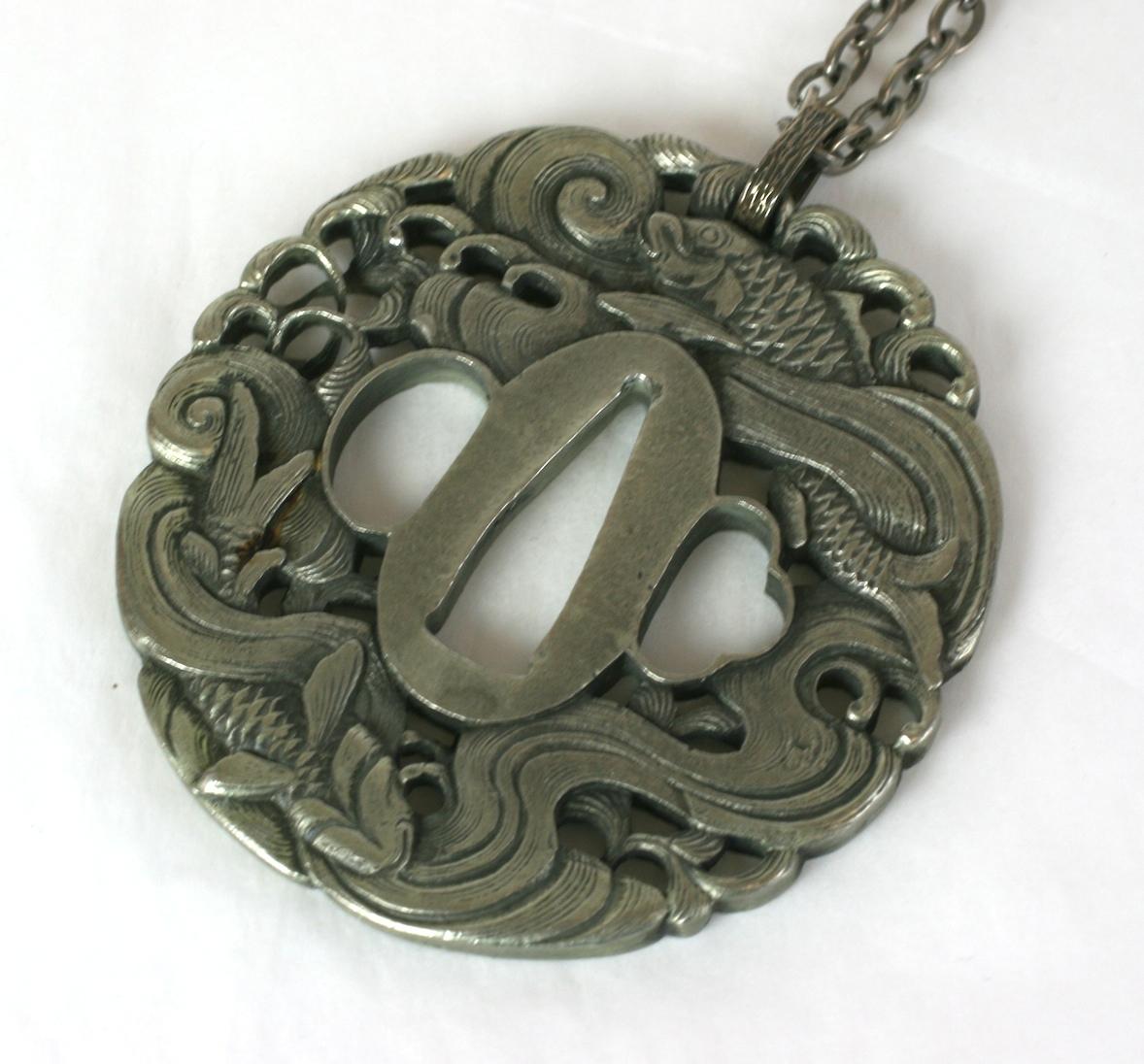 tsuba necklace