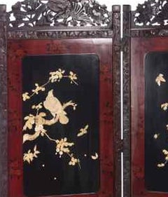 Japanese two-panel folding screen