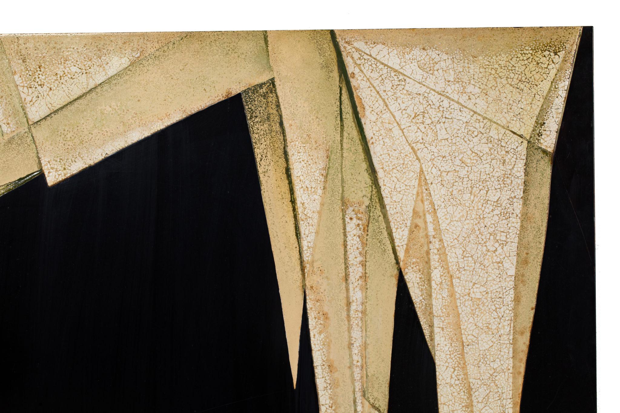 Japanese Two Panel Screen Abstract Design For Sale 1