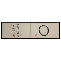 Japanese Two-Panel Screen, Enso