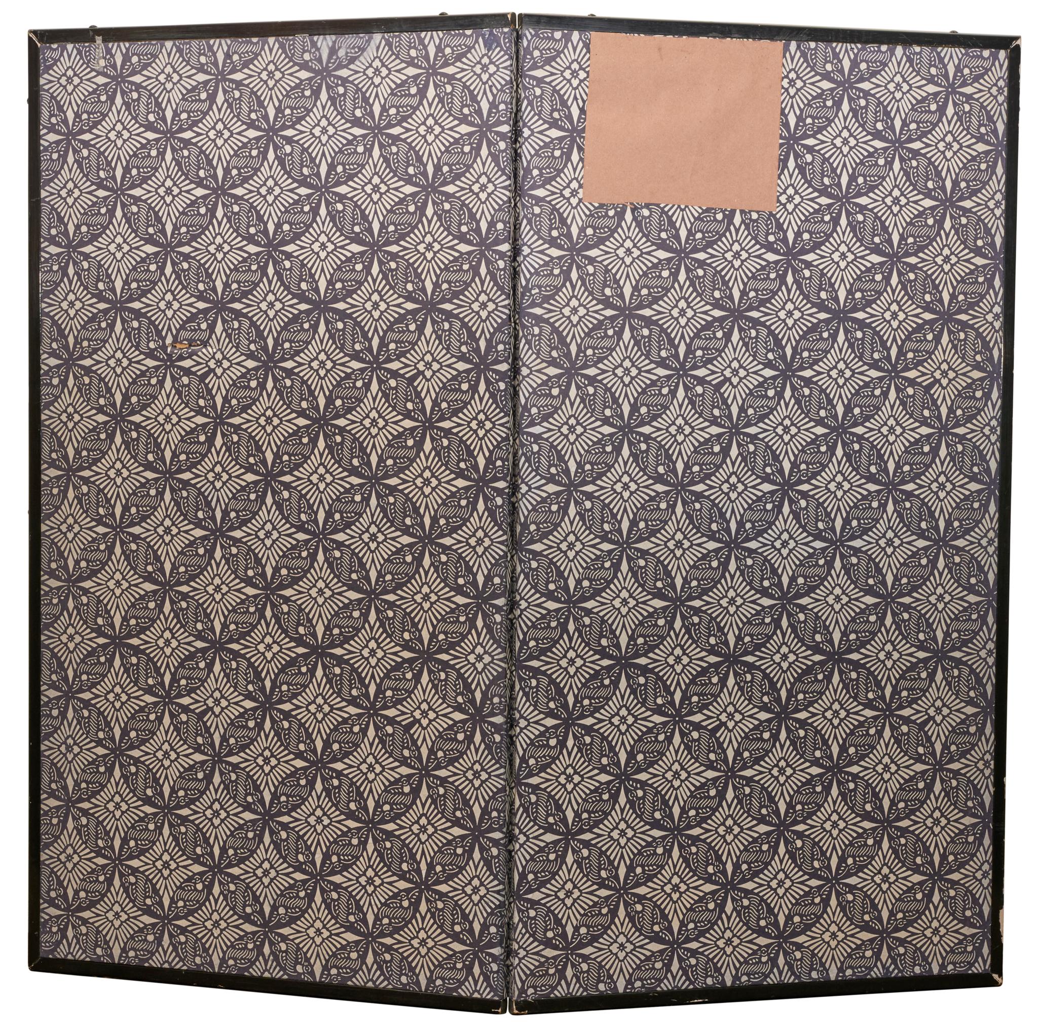 Japanese Two Panel Screen: European Hounds For Sale 2