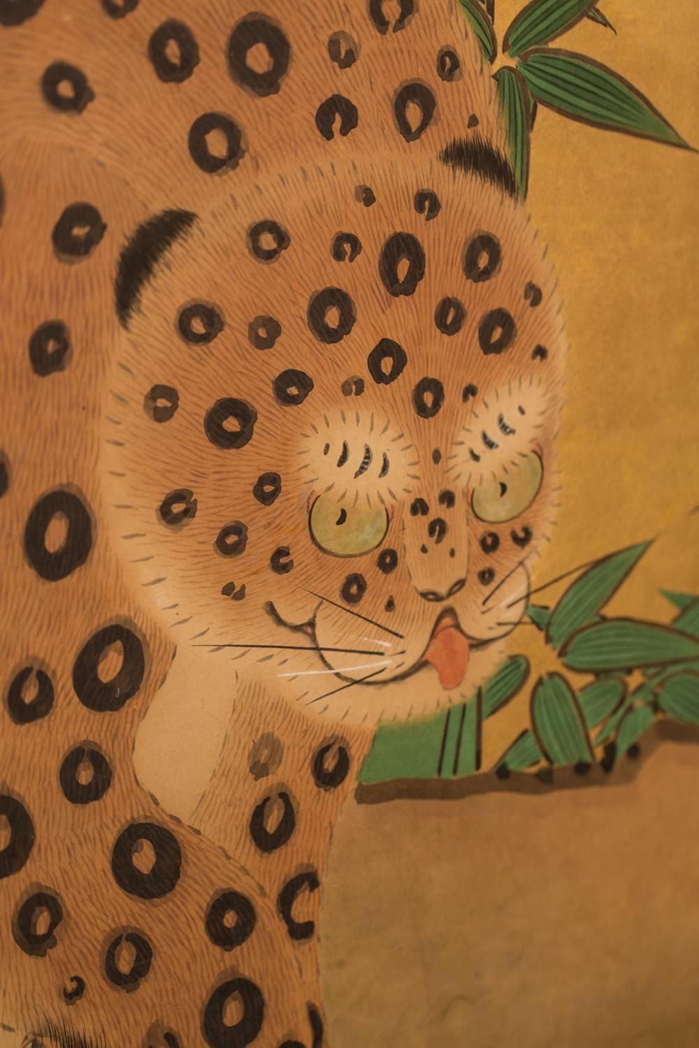 japanese leopard art
