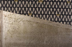 Japanese Two-Panel Screen, Modern, Abstract Furosaki Screen 'Tea Screen'