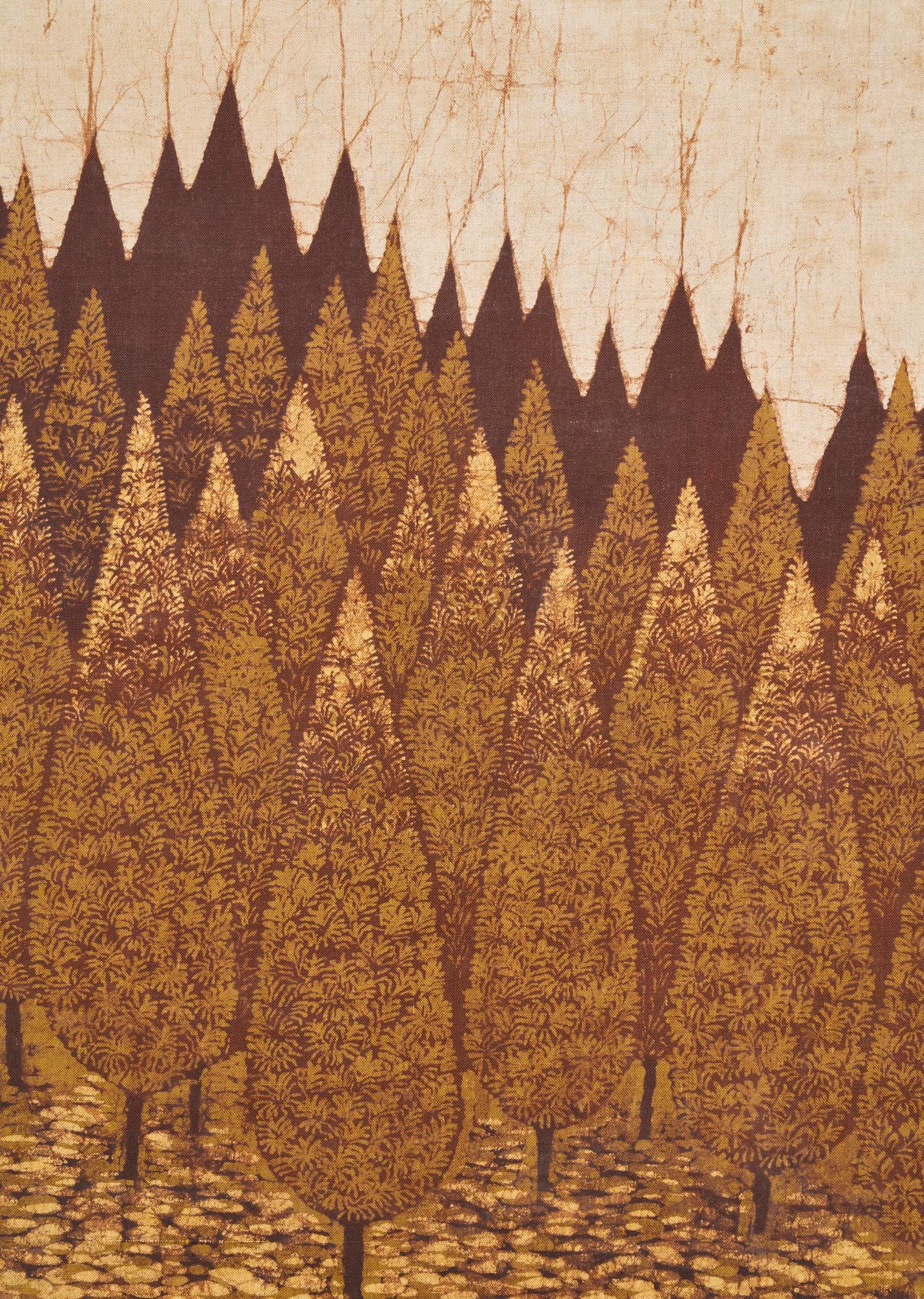 Paravento giapponese a due pannelli: Pineta In condizioni buone in vendita a Hudson, NY