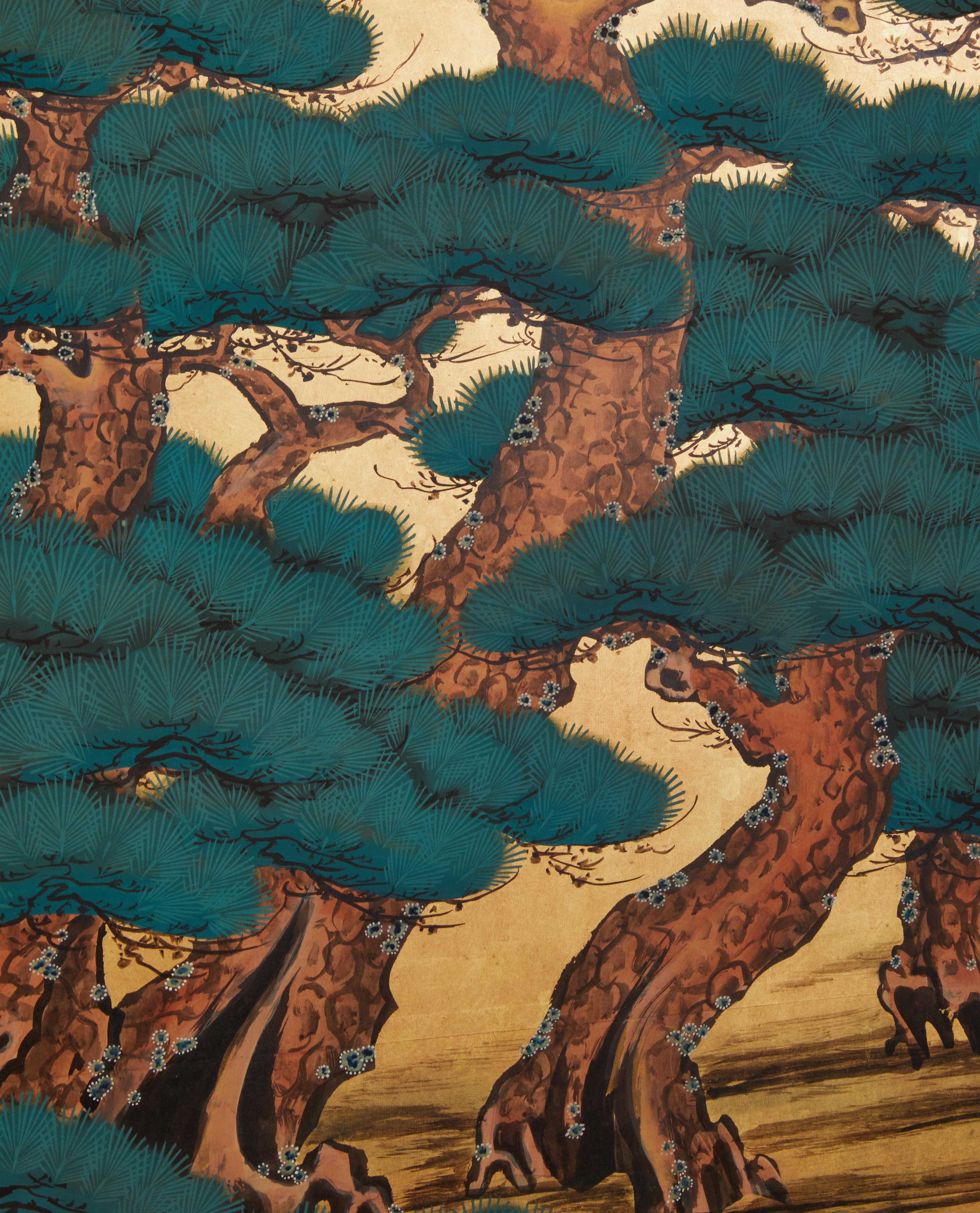 japanese pine painting
