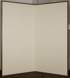 Japanese Two Panel Screen Plain Mulberry Paper