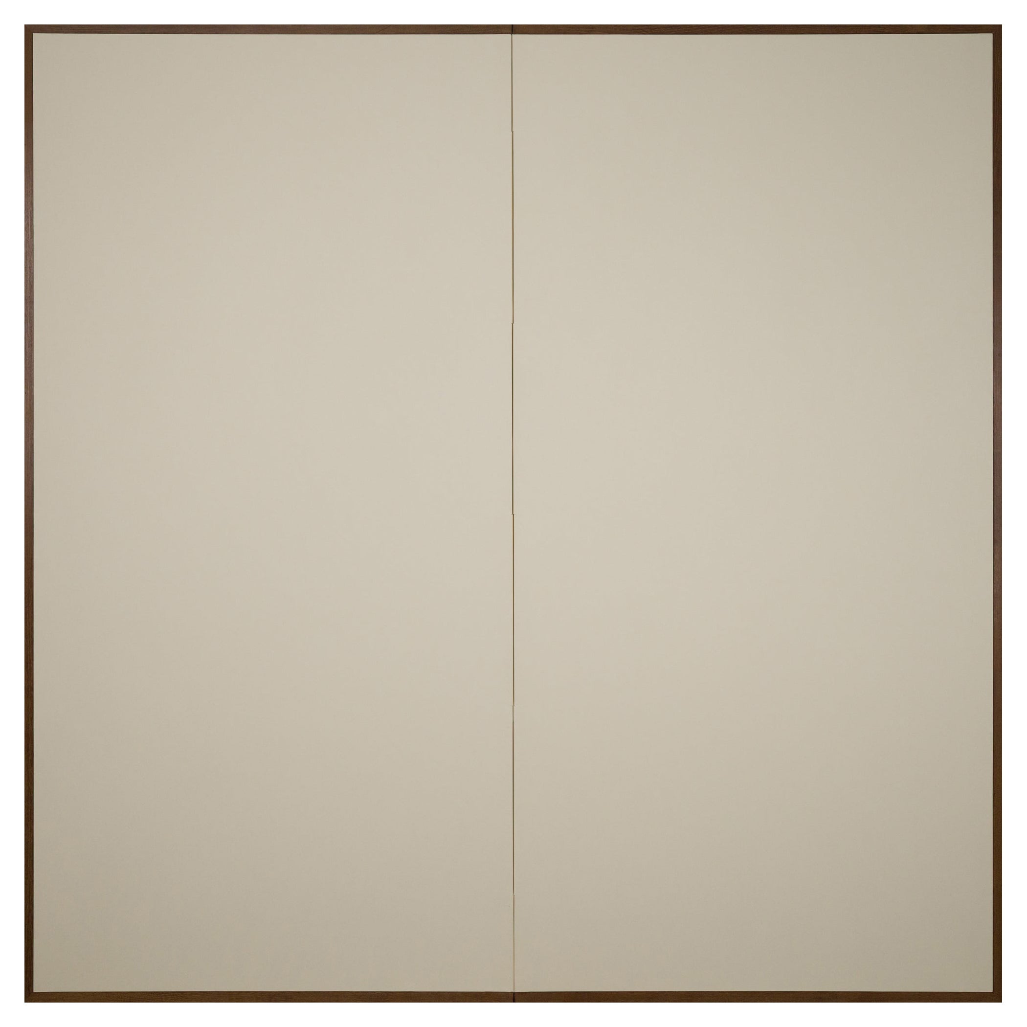 Japanese Two Panel Screen Plain Mulberry Paper