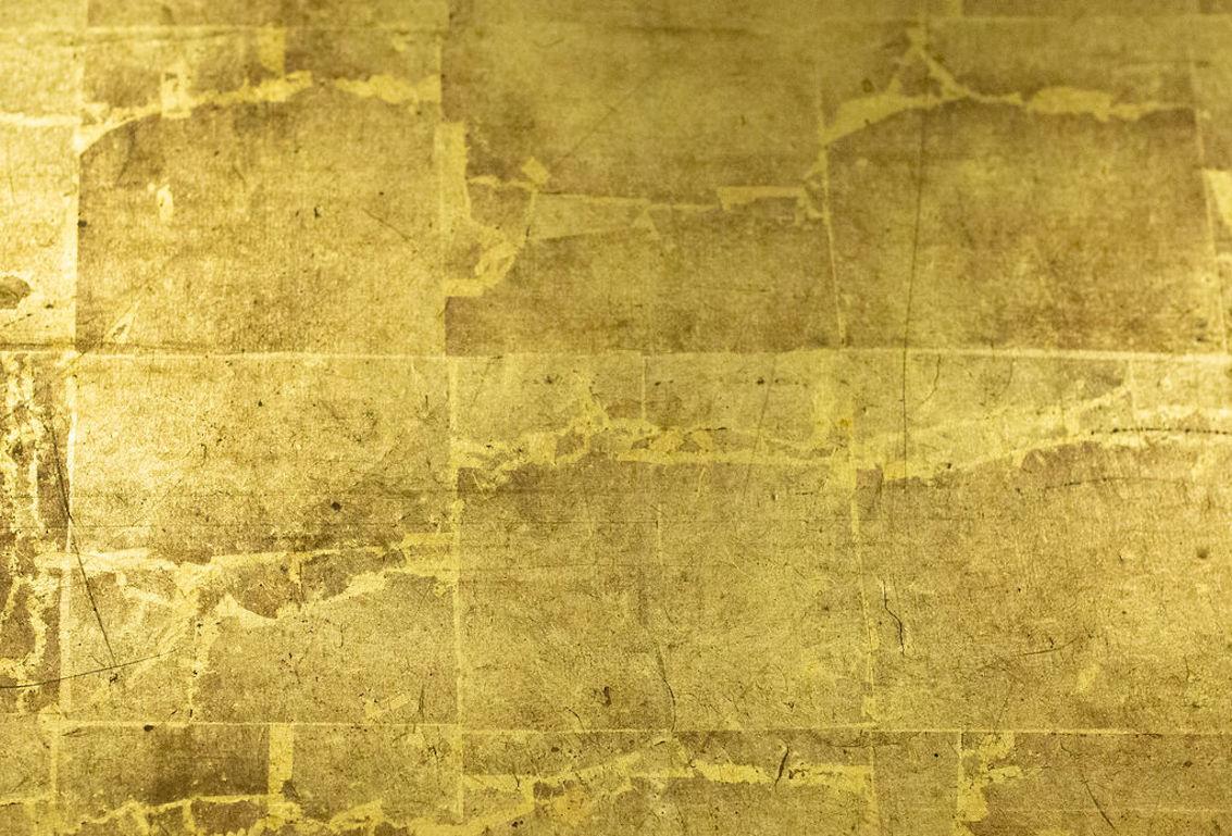 Paravent japonais à deux panneaux, fleurs de Rimpa Nadeshiko sur feuille d'or épaisse 6