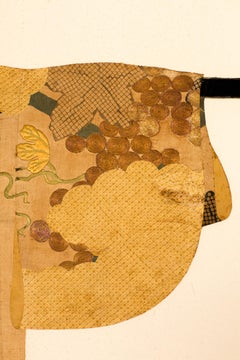 Japanese Two-Panel Screen Tagasode 'Whose Sleeves?'