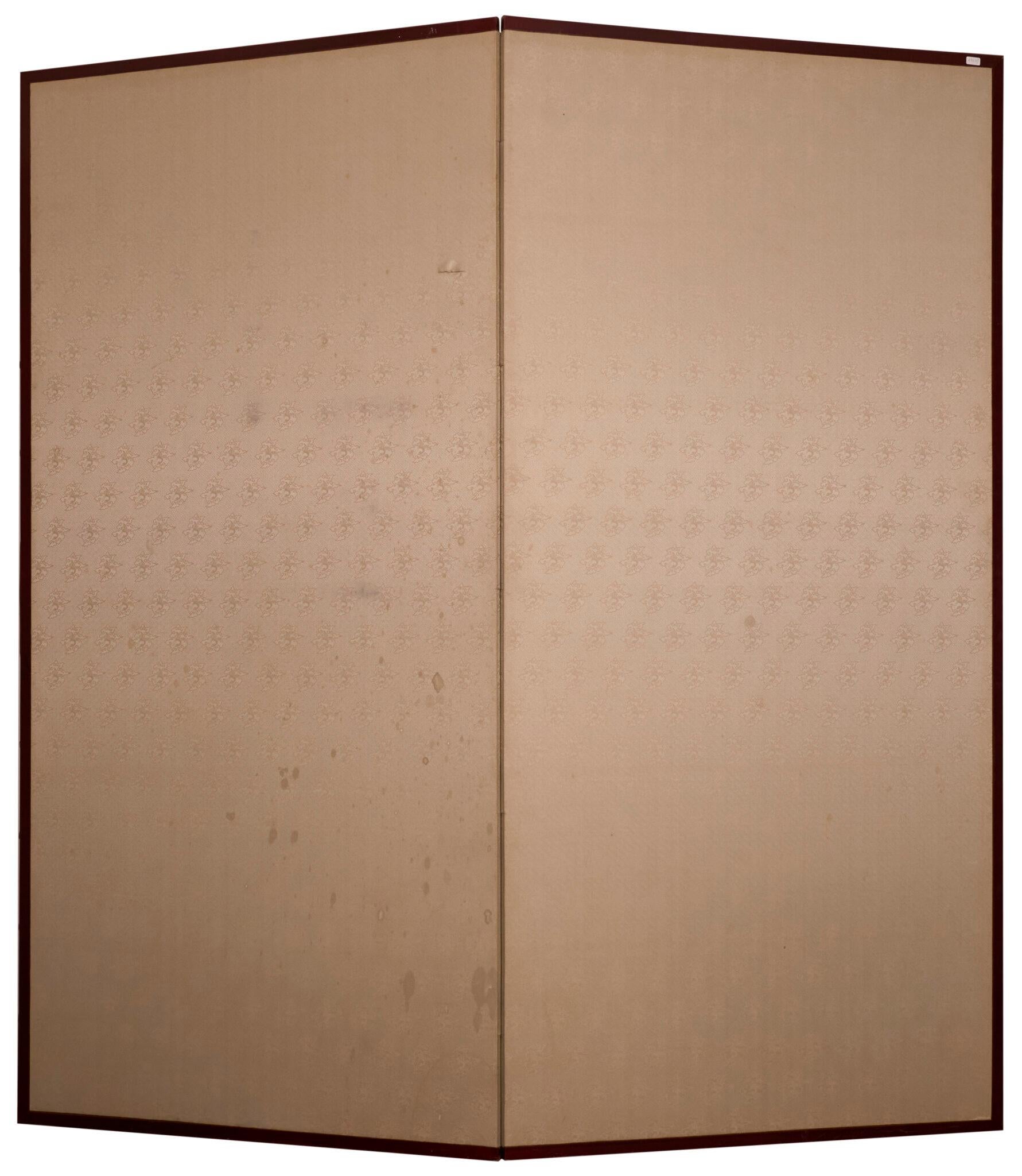 Paravento giapponese a due pannelli: Sogno del bosco in vendita 8