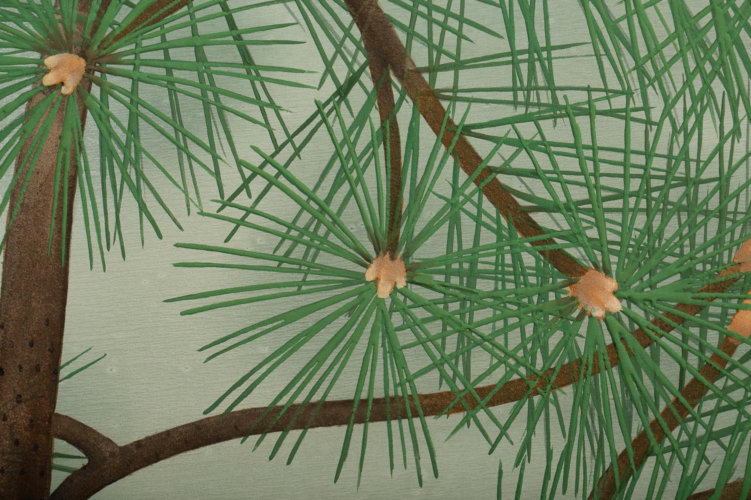 japanese pine tree painting