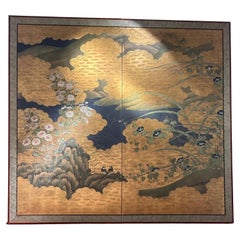 Pantalla japonesa de dos paneles