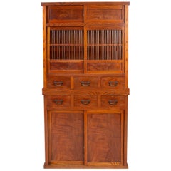 Japanese Two Part Mizuya 'Kitchen Water Cabinet'