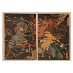 Japanischer Ukiyoe-Druck von Utagawa Yoshitora