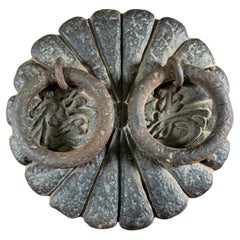 Japanese Ultimate Antique Door Knocker, Happiness And Longevity - 150 Years Old
