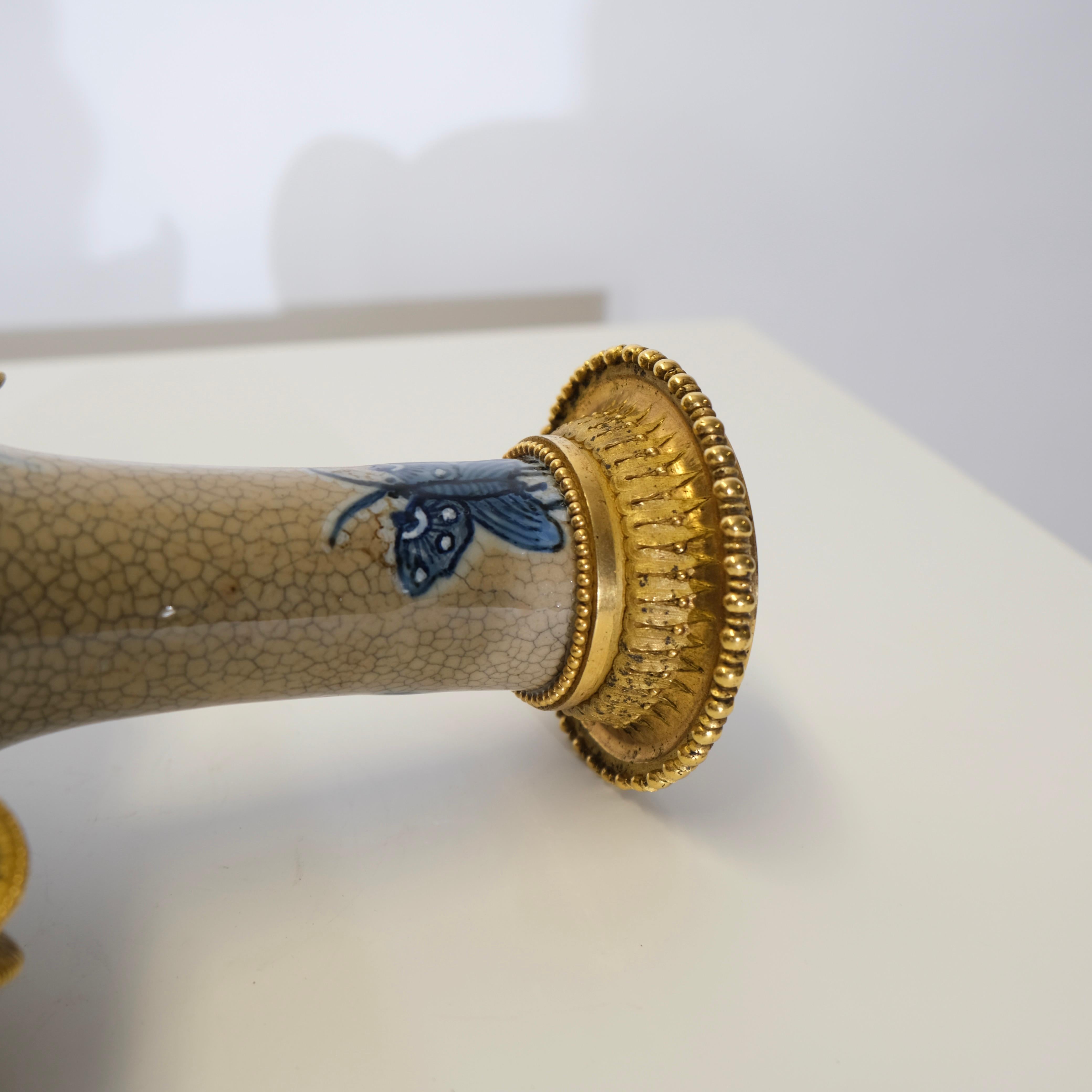 Vaso giapponese con montature in bronzo dorato francese. XIX secolo. in vendita 3