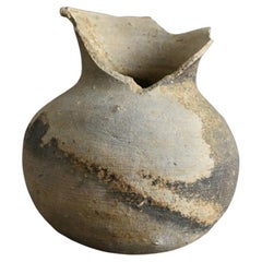 Japanese Very Old Wabi-Sabi Small Jar/Sue Pottery/Excavated Jar