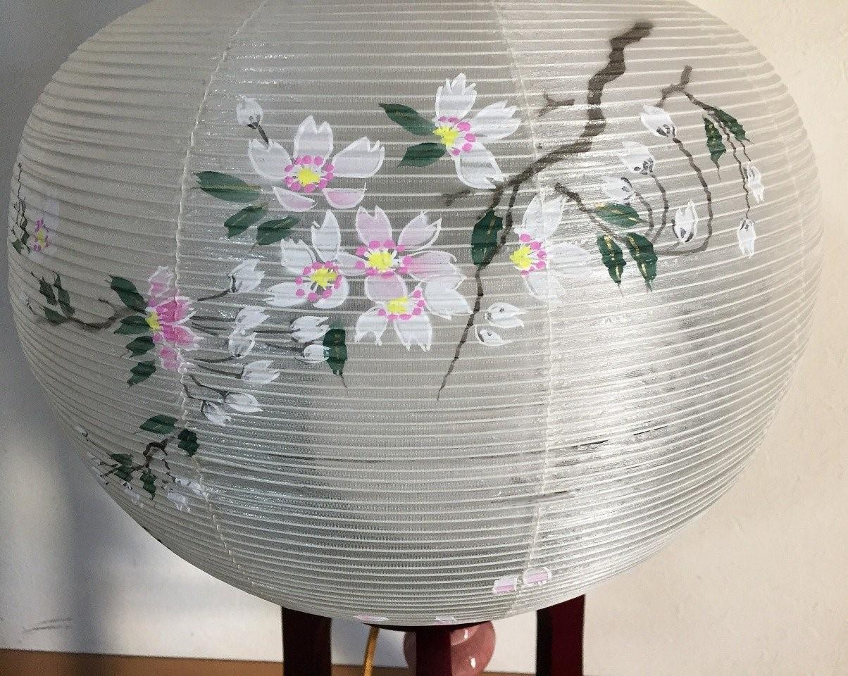 Lámpara de pie japonesa vintage budista Chochin Lantern de SUZUKI ANDON Firmada 政和 en Bueno estado para la venta en Frankfurt am Main, DE