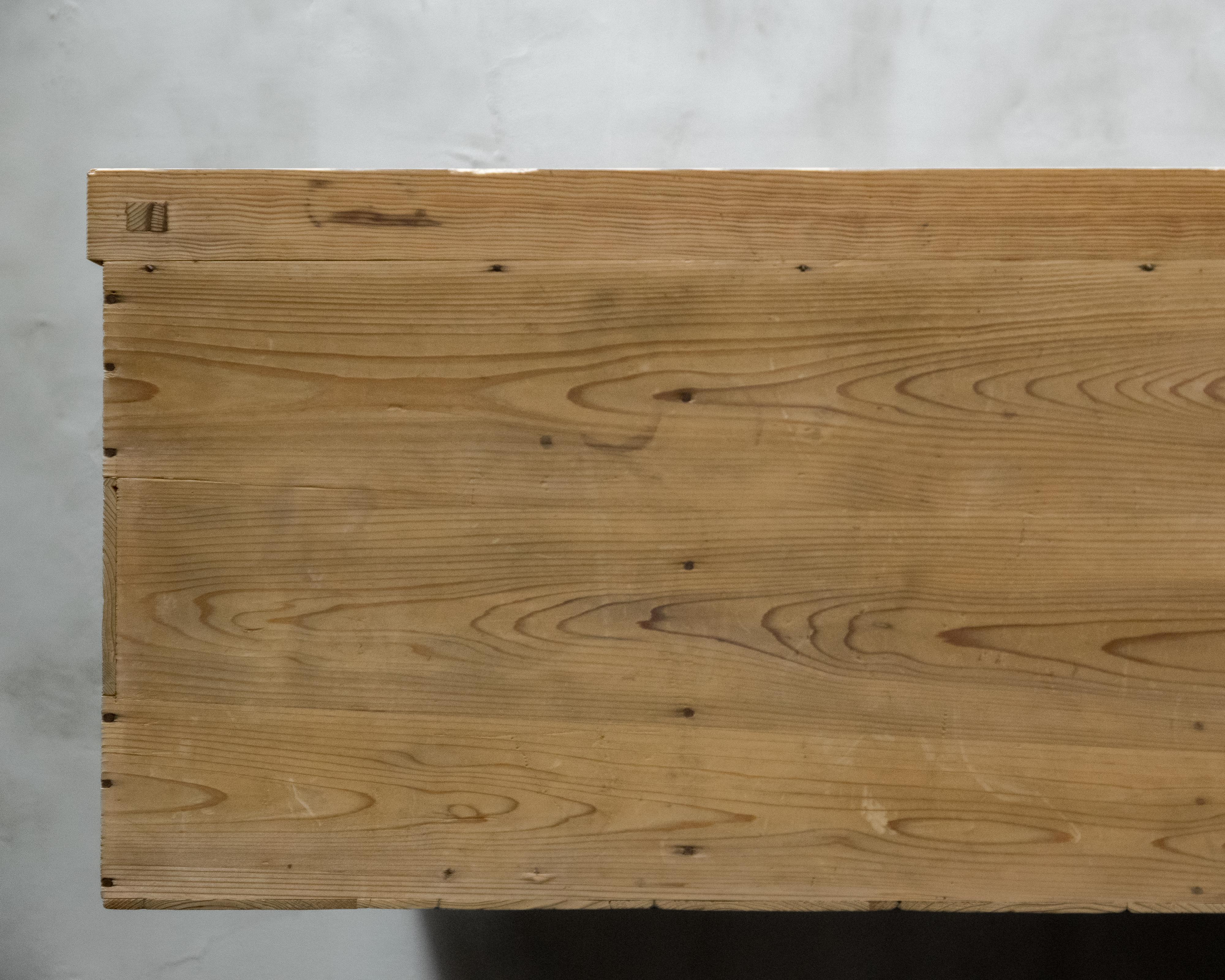 Mobile d'epoca giapponese con ante in vetro, Showa 1926-, finitura Nature in vendita 13