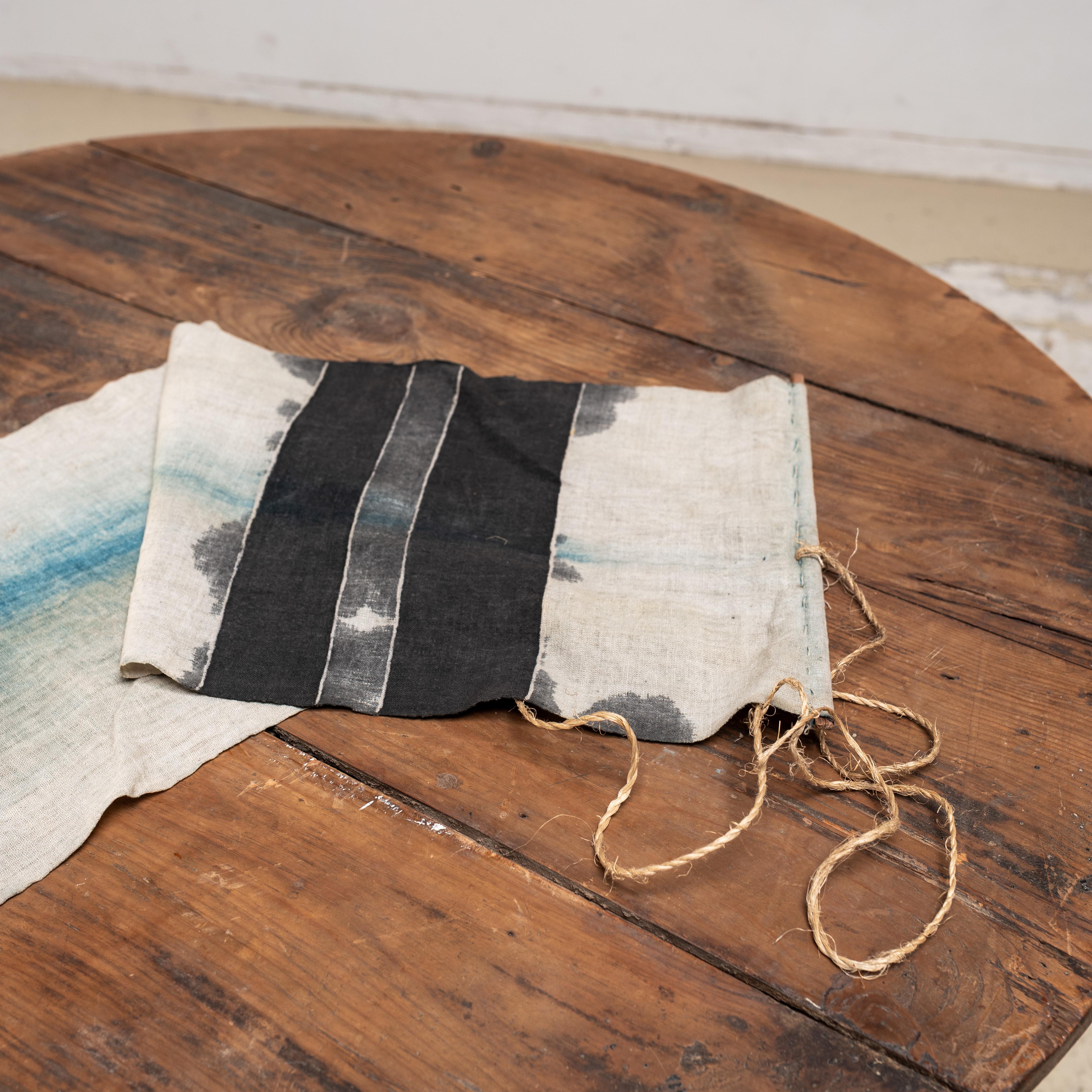 Drapeau japonais en coton, Wabi Sabi, 19e siècle en vente 3