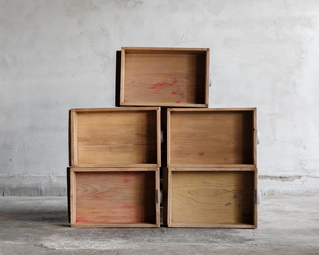Japanese Vintage Drawer, Early Showa Period '1926-' For Sale 11