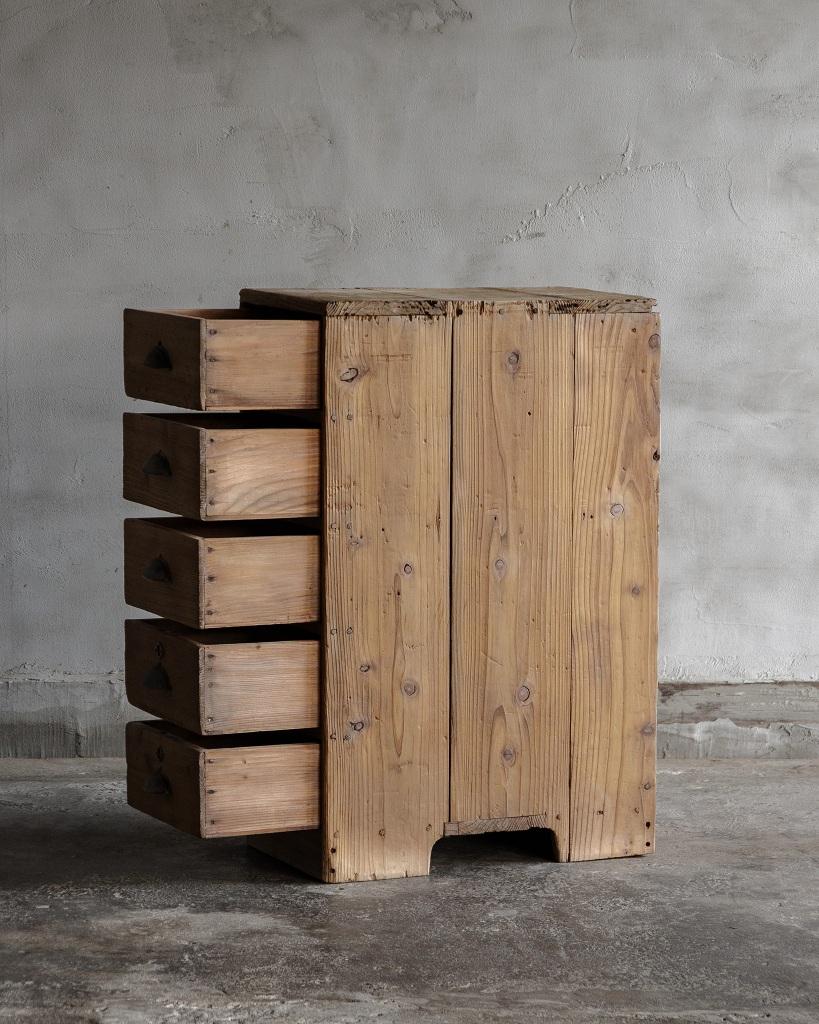 Cedar Japanese Vintage Drawer, Early Showa Period '1926-' For Sale