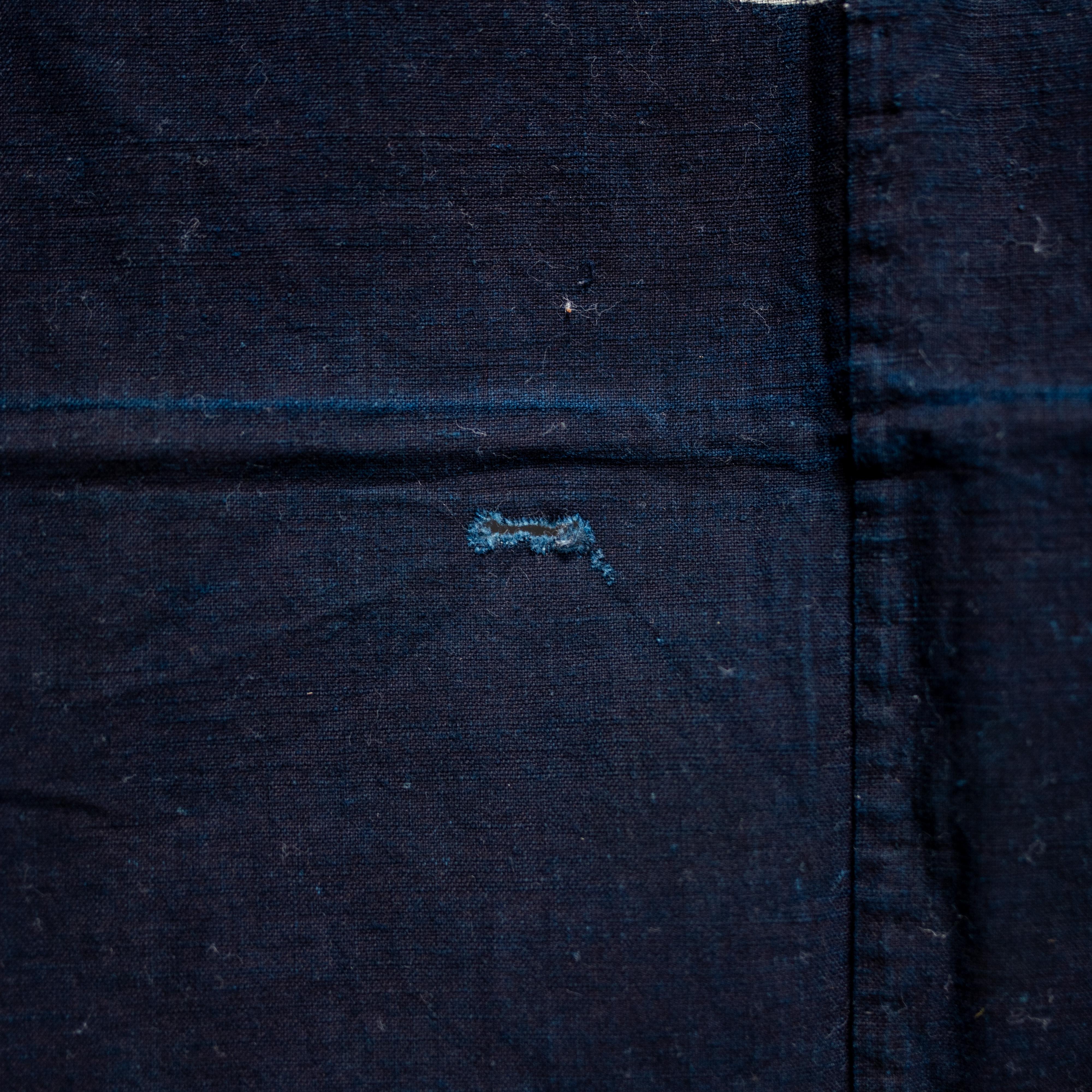 Japanese Vintage Indigo Fabric, Wabi Sabi, 1900s 2