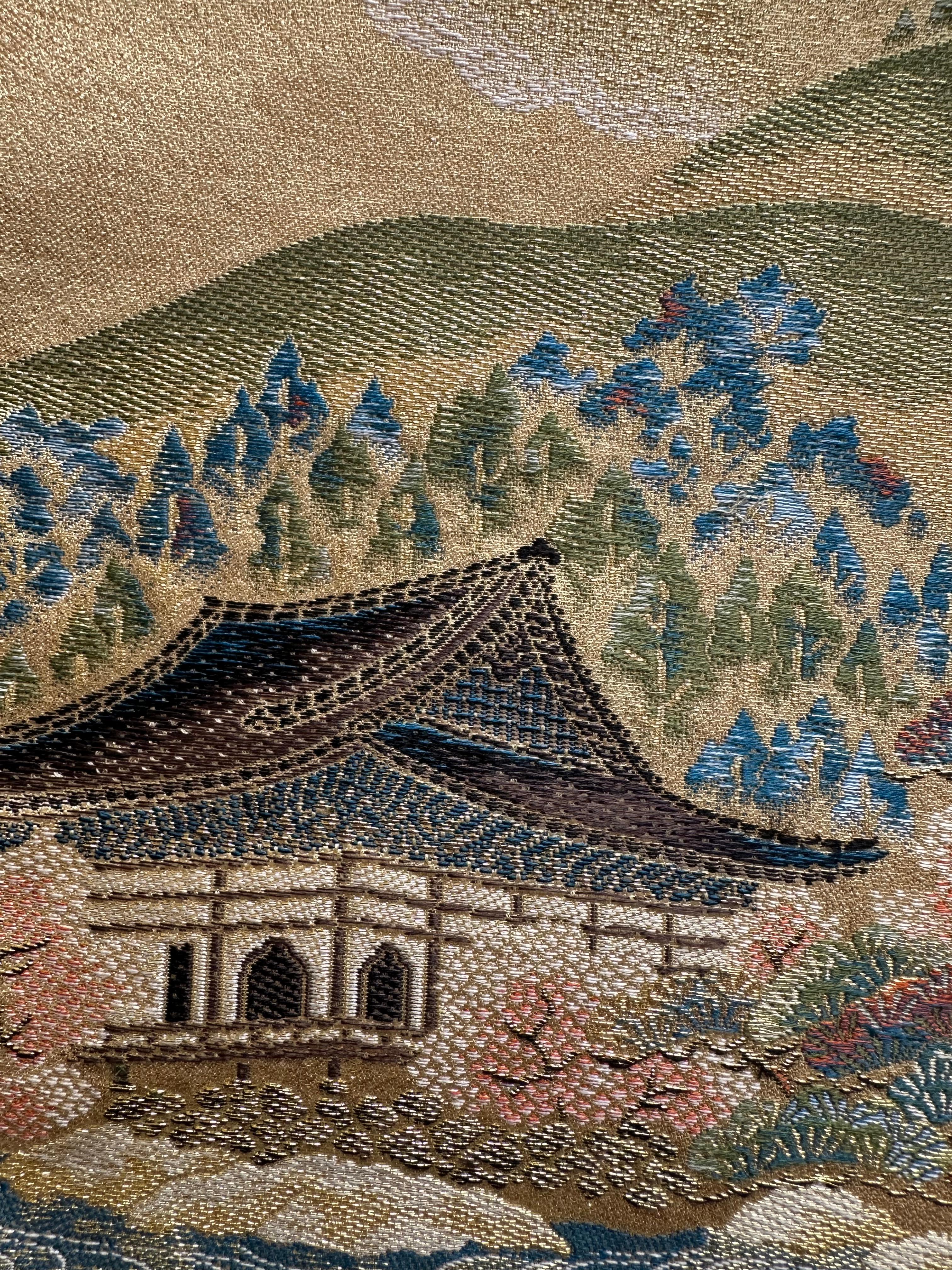 Fabric Japanese Vintage Kimono Obi, 