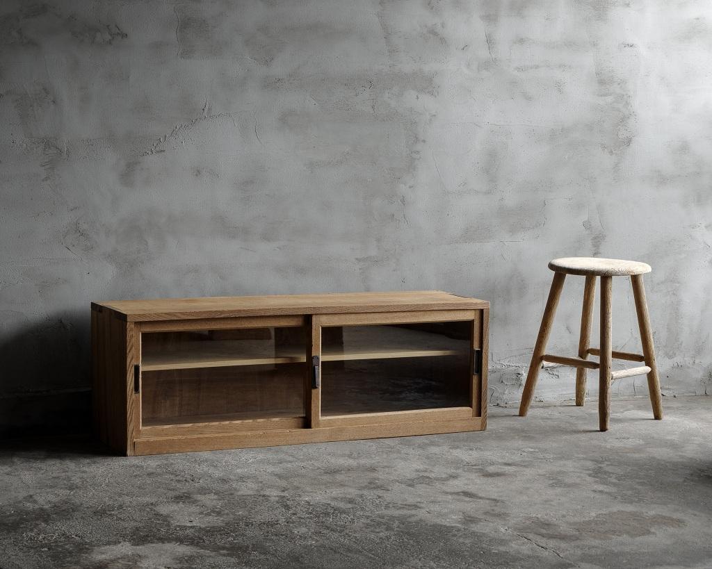 Japanese Vintage Low Cabinet, Early Showa Period '1926-' 9