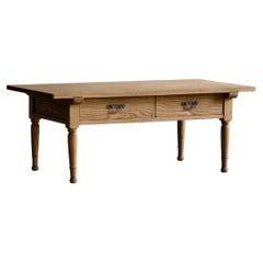 Japanese Vintage Low / Coffee Table (Fuzukue), Tamo Ash, Early Showa 1926-