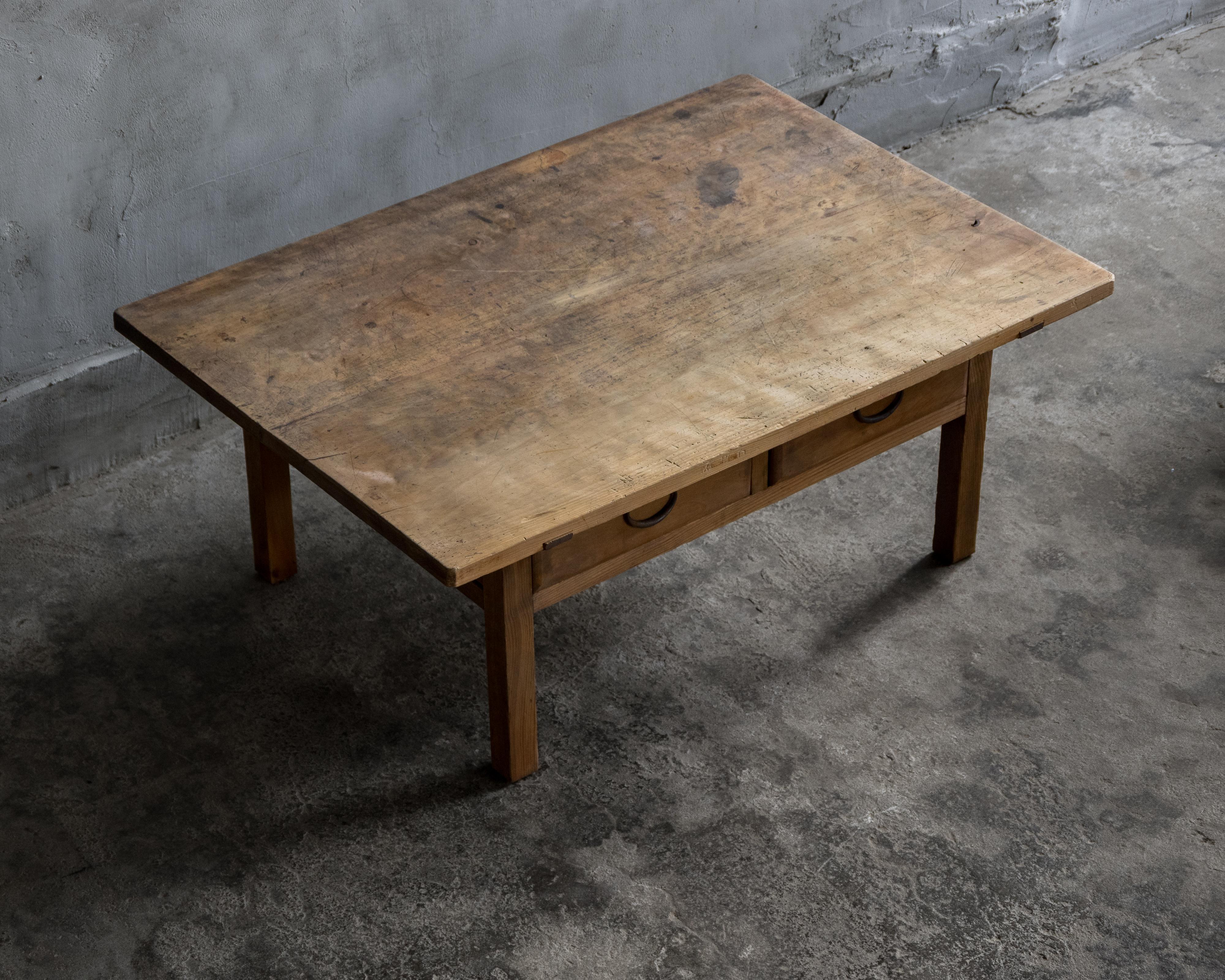 Japanese Vintage Low Table (Fuzukue), Early Showa Period (1926-) For Sale 5