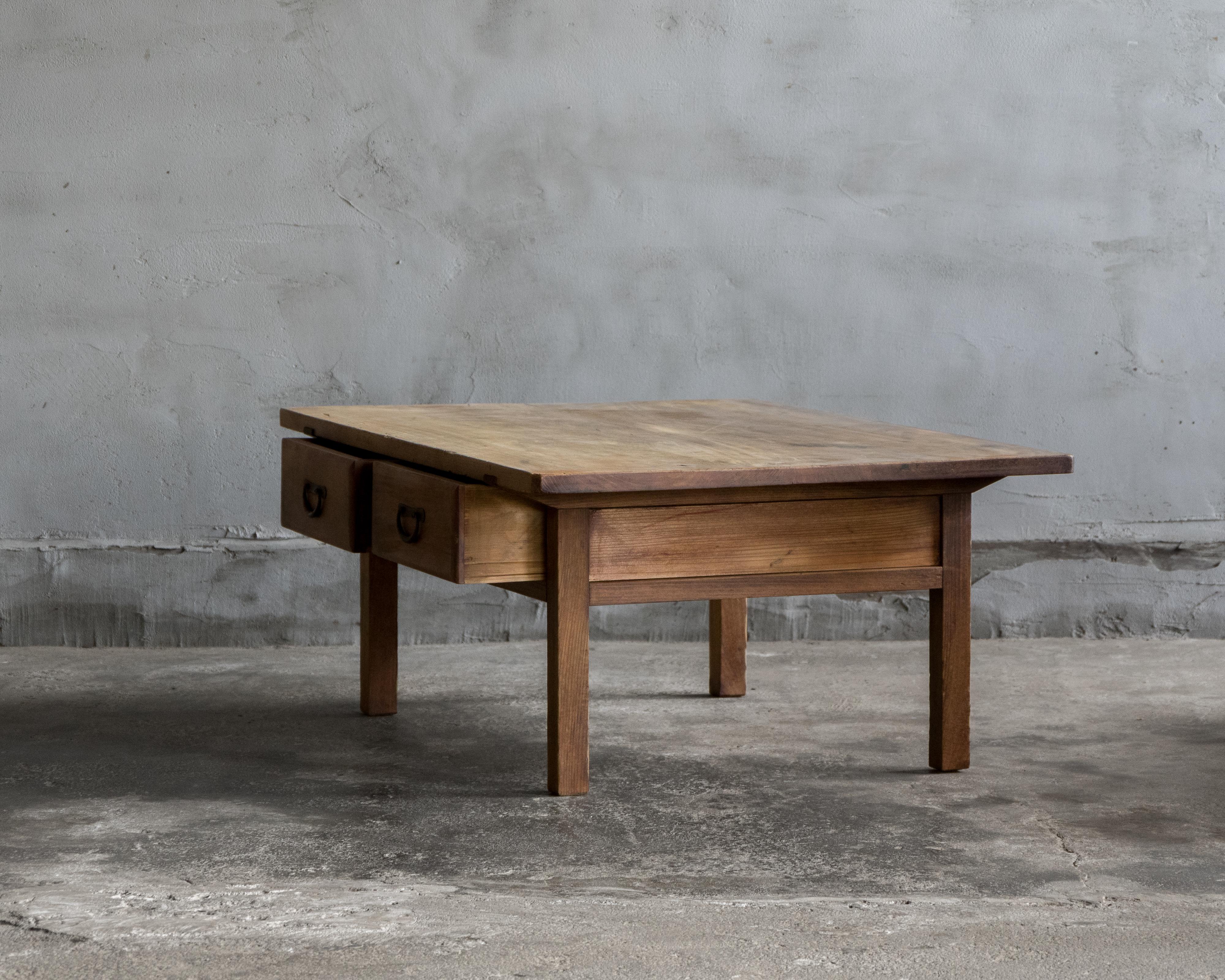 Japanese Vintage Low Table (Fuzukue), Early Showa Period (1926-) For Sale 3