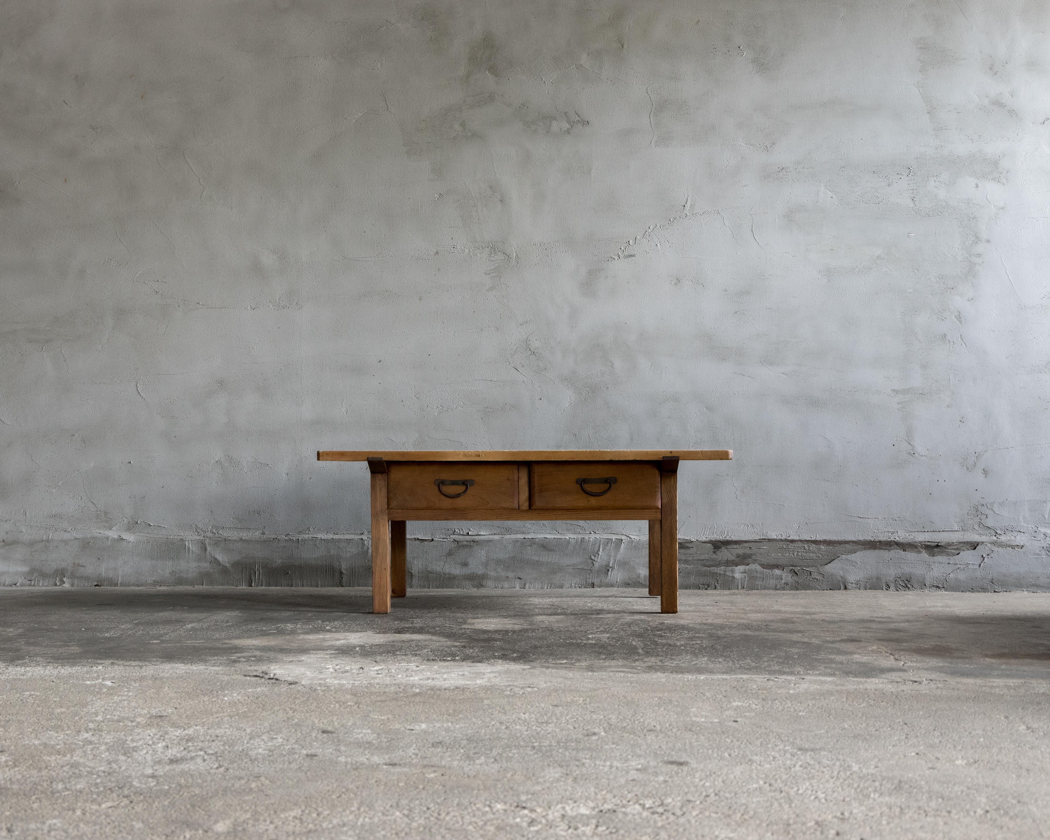 Japanese Vintage Low Table (Fuzukue), Early Showa Period (1926-) For Sale 4