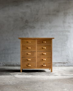 Japanese Vintage Multi-Drawer Chest (10 Drawers), Early Showa Period (1926–)