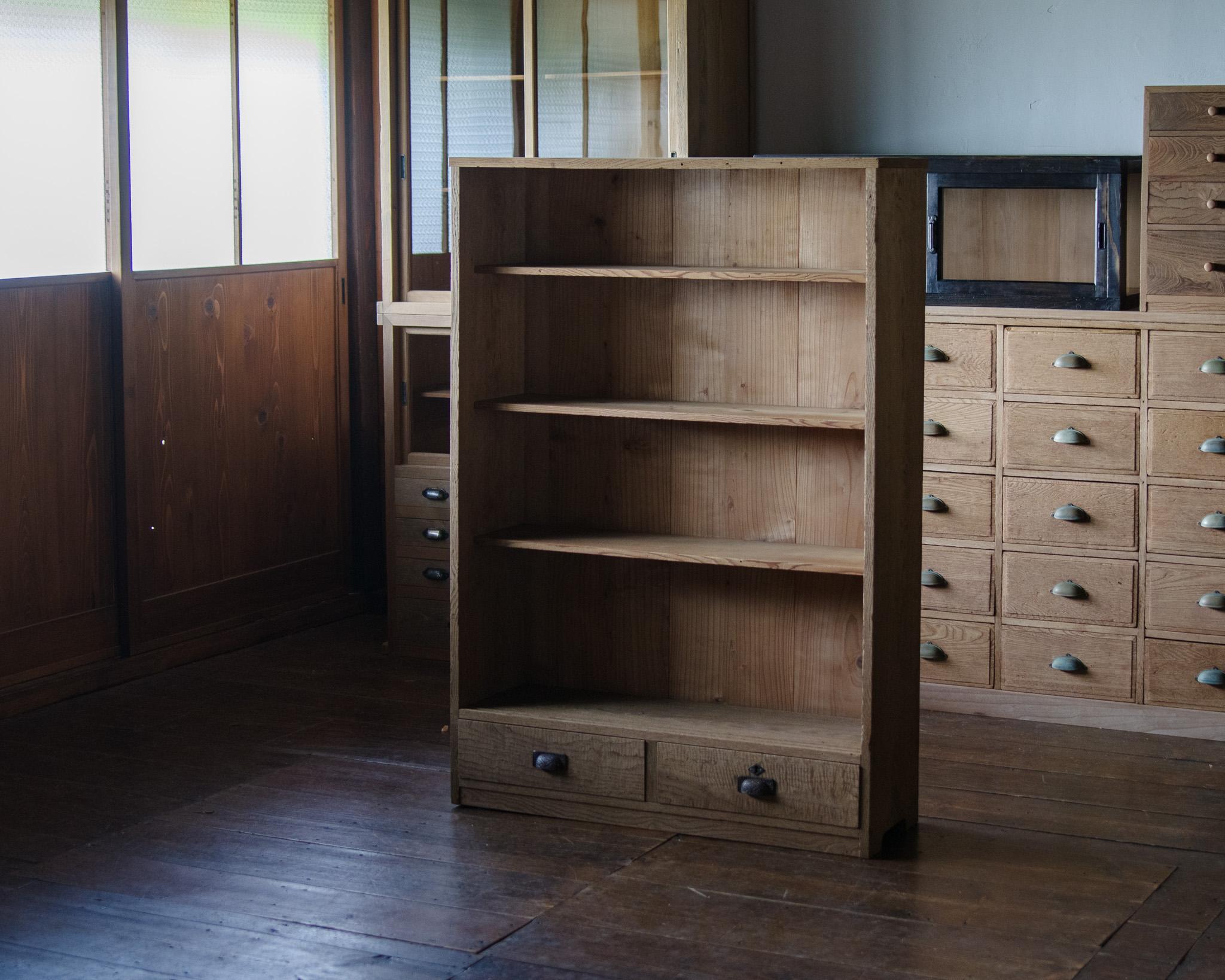 Japanese Vintage Open Display Shelf, Early Showa Period '1926-' 11