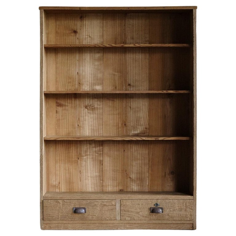 Japanese Vintage Open Display Shelf, Early Showa Period 
