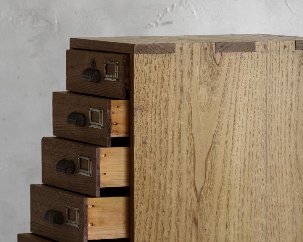 Japanese Vintage Seven-Drawer Cabinet, Mid Showa Period '1926-' 1