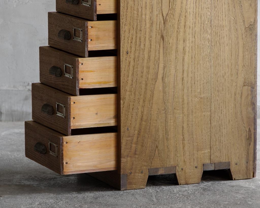 Japanese Vintage Seven-Drawer Cabinet, Mid Showa Period '1926-' 2