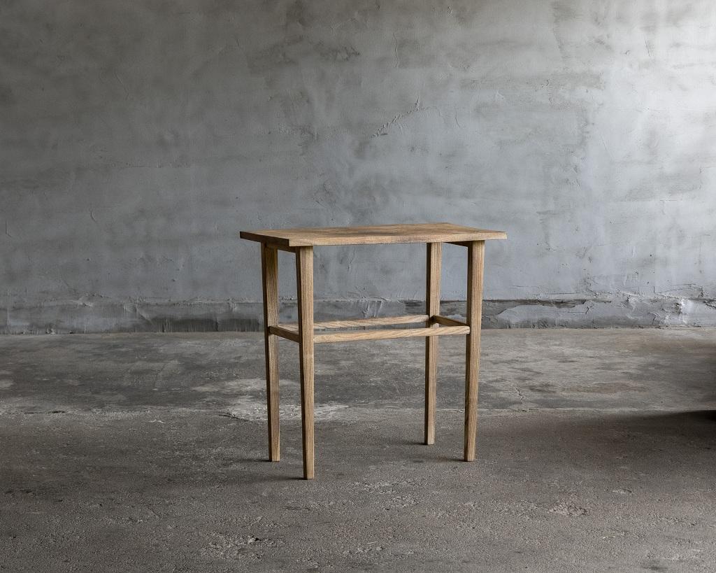 20th Century Japanese Vintage Side Table in Zelkova, Mid Showa Period '1940-' For Sale