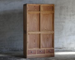 Japanese Vintage Sliding Door Cabinet, Early Showa Period '1926-'