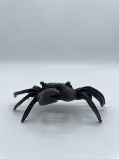 Japanese Vintage Small Crab Object with Bronze , 1935-1945s