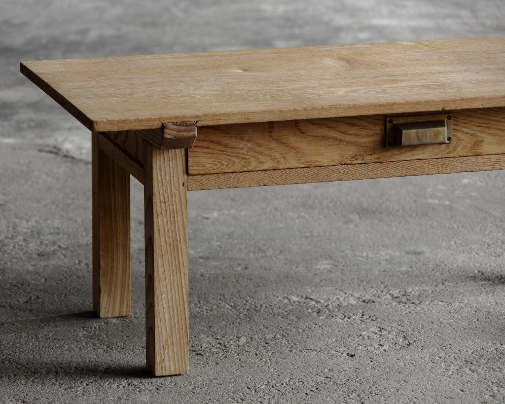 Wood Japanese Vintage Small Low Table, Mid Showa Period '1926-'