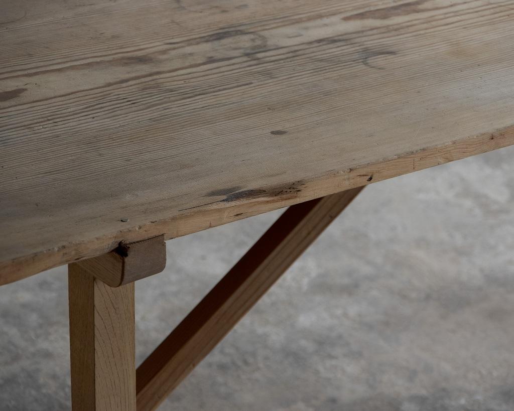 Table japonaise vintage en pin massif, période Showa '1926-' en vente 5